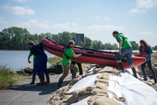 Elbeflut 2013 nähe Hitzacker Niedersachsen