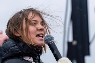 Greta Thunberg in Lützerath