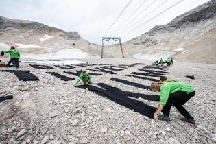 Banner Protest on the Zugspitze