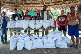 Drought in the Amazon - Wings of Emergency in Tefé in Brazil