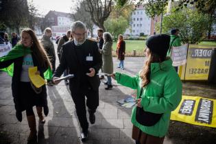 Protest against river Oder expansion