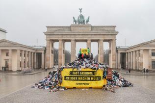 Fast Fashion Protest in Berlin