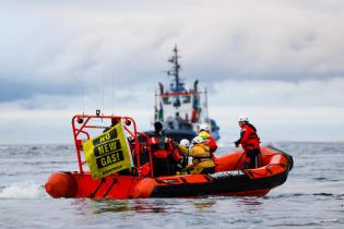 Borkum Gas Project - protest against drilling