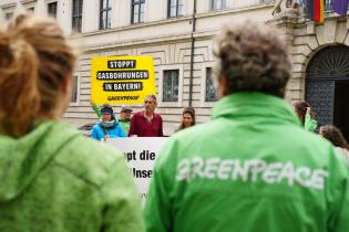 Protest against Gas Drilling in Bavaria