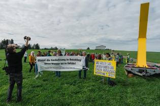 Demonstration against Gas Drilling in Bavaria