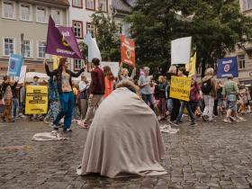 "Strengthening Democracy" – Appeal by Greenpeace Youth in Erfurt