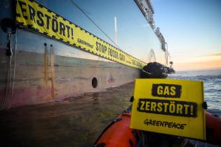 protest against liquefied natural gas imports