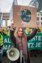 Baro Vicenta Ra Gabbert at Climate Strike 2025 in Berlin