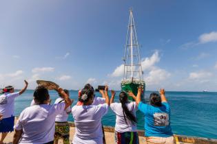 Rainbow Warrior Welcoming Ceremony in the Marshall Islands