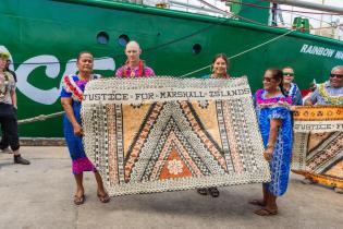 Rainbow Warrior Welcoming Ceremony in the Marshall Islands