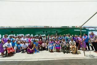 Rainbow Warrior Welcoming Ceremony in the Marshall Islands