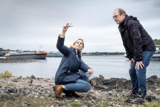 Deutsche Rekordschwimmerin Britta Steffen in Köln