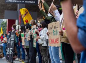 Globaler Klimastreik in São Paulo, Brasilien