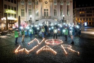 Mahnwache in Bonn für Frieden in der Ukraine