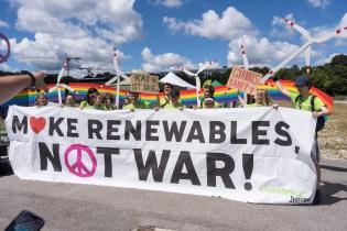 Demonstration in Munich before the G7 Summit