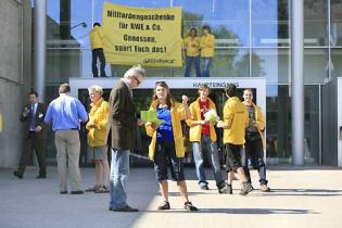 Greenpeace auf dem SPD-Landesparteitag