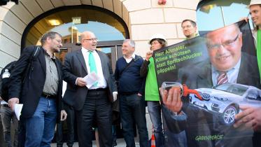 Protest vor dem Umweltministerium 05/15/2013