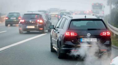 Abgase aus dem Autoverkehr