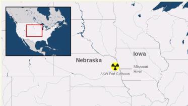 Die überfluteten AKWs liegen direkt am Missouri