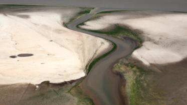 Dürre im Amazonasbecken: Sandbänke 24 km westlich von Tefé 09/27/2010