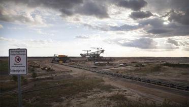 Ein Braunkohletagbau des schedischen Energiekonzerns Vattenfall in der Lausitz, 15.09.2013