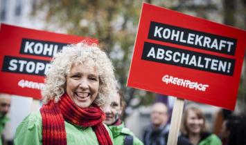 Jennifer Morgan, Geschäftsführerin von Greenpeace International, in Bonn