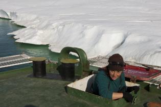 Greenpeace-Expedition mit der "Arctic Sunrise" in der Arktis, Juli 2009