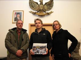 Greenpeace protestiert in der indonesischen Botschaft in Berlin, November 2009