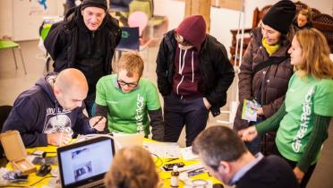 Gruppe bei Repaircafe