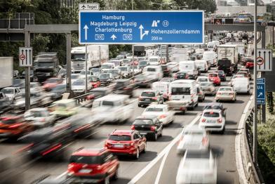 Autoverkehr in Berlin