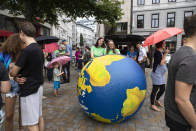 Earth Overshoot Day Demonstration in Hamburg