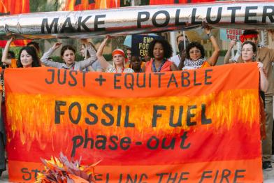 Fossil Fuel Phase Out Protest at COP 28