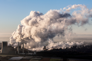 Braunkohlekraftwerk Niederaussem im Rheinischen Braunkohlerevier