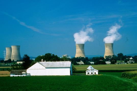 Three Mile Island nuclear power plant, Pennsylvania, USA.