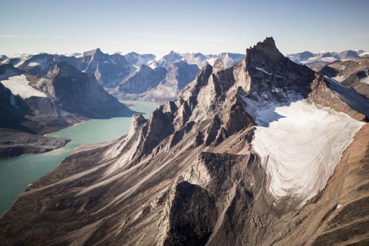 Gletscher nördlich des Clyde River im Jahr 2016