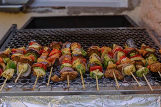 Vegane Grillspieße