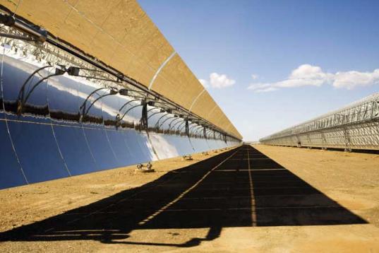 Andasol Solar Anlage in Südspanien, Mai 2009