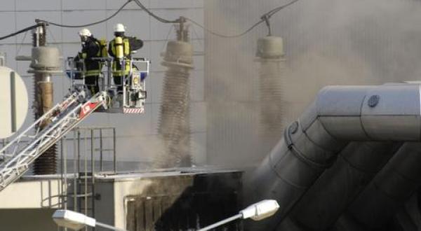 fire at nuclear power plant Kruemmel