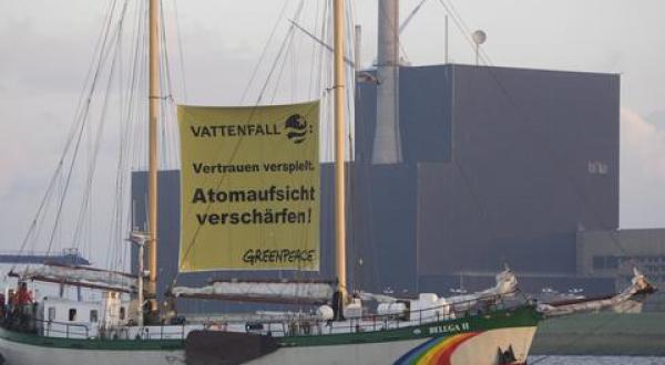 nuclear plant action Brunsbuettel