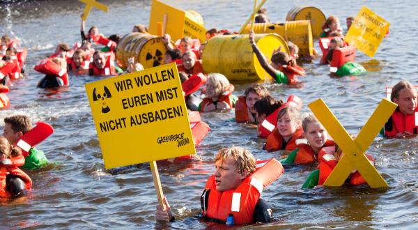 Protest against Nuclear Power Plants in Germany