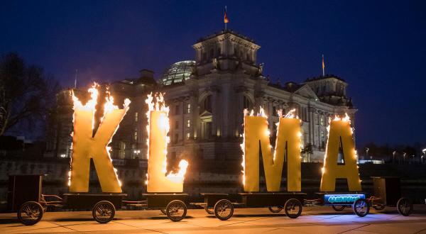 "Climate Gap"- Protest in Berlin