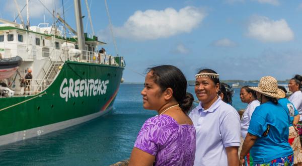 Rainbow Warrior Welcoming Ceremony in the Marshall Islands