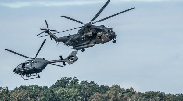 Military Aircrafts at Nörvenich Air Base in Germany