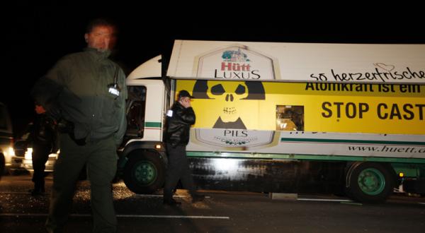 Greenpeace-Protestaktion gegen den Castor-Transport 08.11.2010