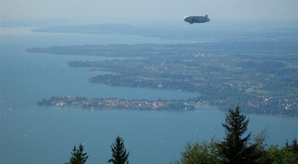 Der Bodensee vom Pfänder aus gesehen