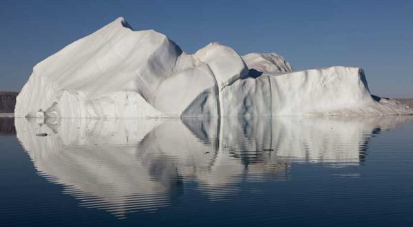 Eisberge im Kane Basin im Norden Grönlands  im Juli 2009