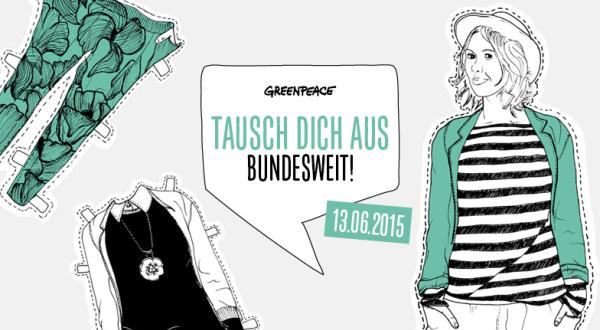 Illustration: Kleidertauschparty am 13.6.2015