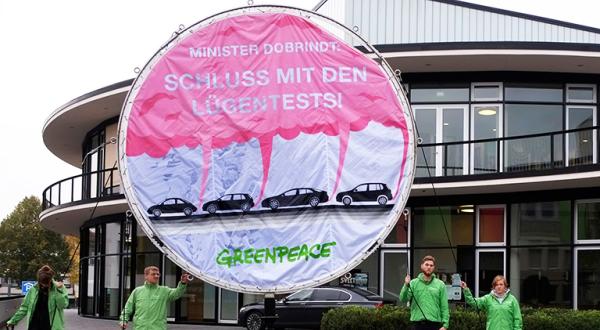 Protest vor Verkehrsministerkonferenz