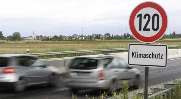 Tempolimit 120 km/h für Klimaschutz im August 2007