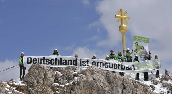 "Gipfelsturm" auf der Zugspitze 14.05.2011